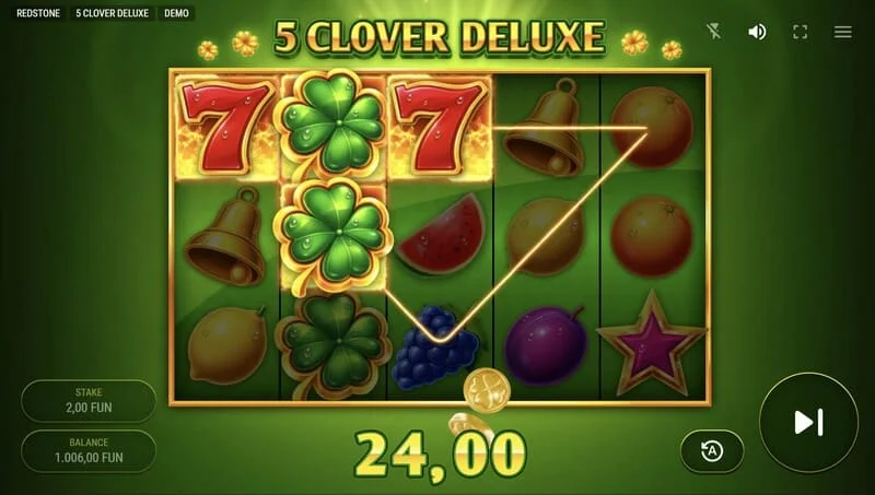 5 Clover Deluxe - kemenangan permainan asas