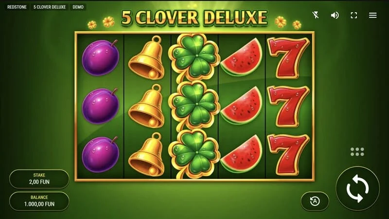 5 Clover Deluxe - skrin permainan